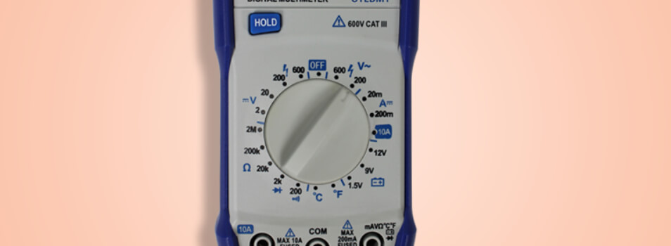 Multimeter as a voltage tester