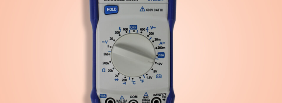 Multimeter as a voltage tester