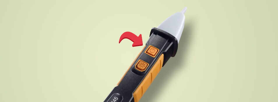 Switch on your voltage tester