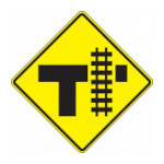 Parallel Railroad Crossing T-Road