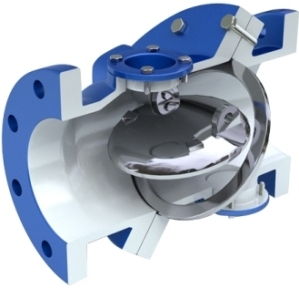 Disk check valve