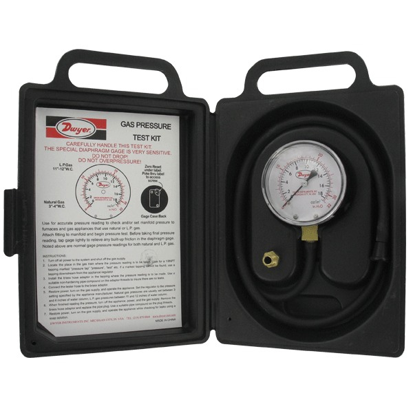 Dwyer LPTK-01 LPTK Gas Pressure Test Kit